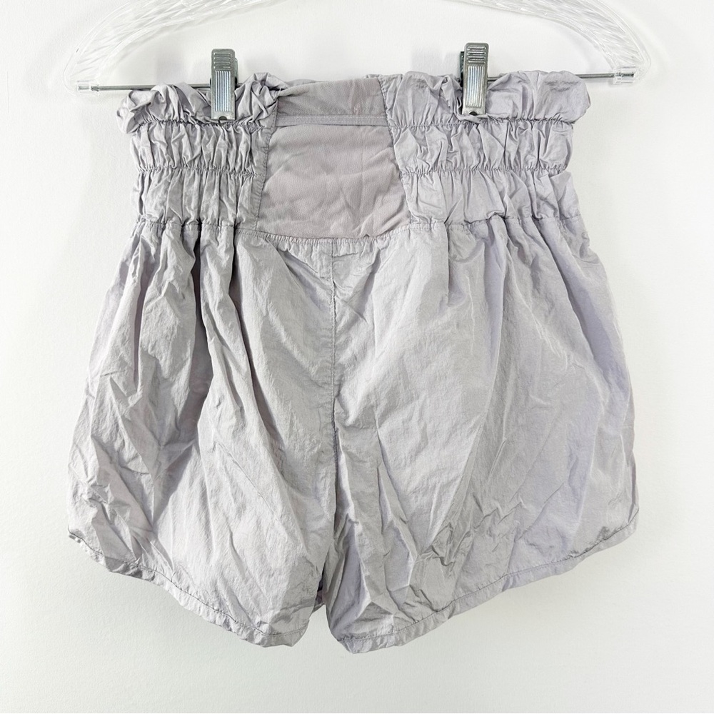 Free People Movement Gray Nylon Boxer Shorts Size M Fitness Casual Workout - Picture 3 of 5